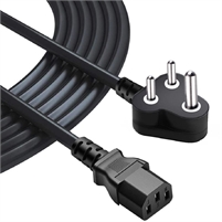 FEDUS Computer Power Cable Cord For Desktops PC And Printers/Monitor SMPS Power Cable IEC Mains Powe